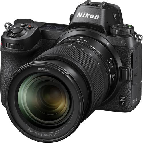 Kit cámara Nikon Z7 + lente 24-70 + adaptador FTZ