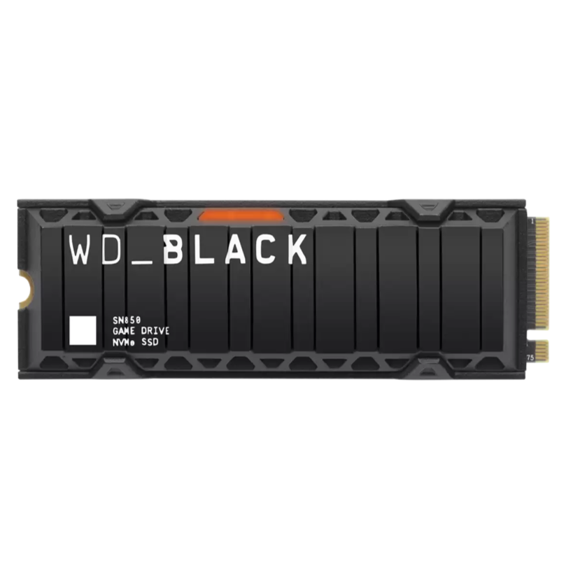 Unidad SSD Western Digital Black SN850 1 TB con disipador (  WDS100T1XHE )